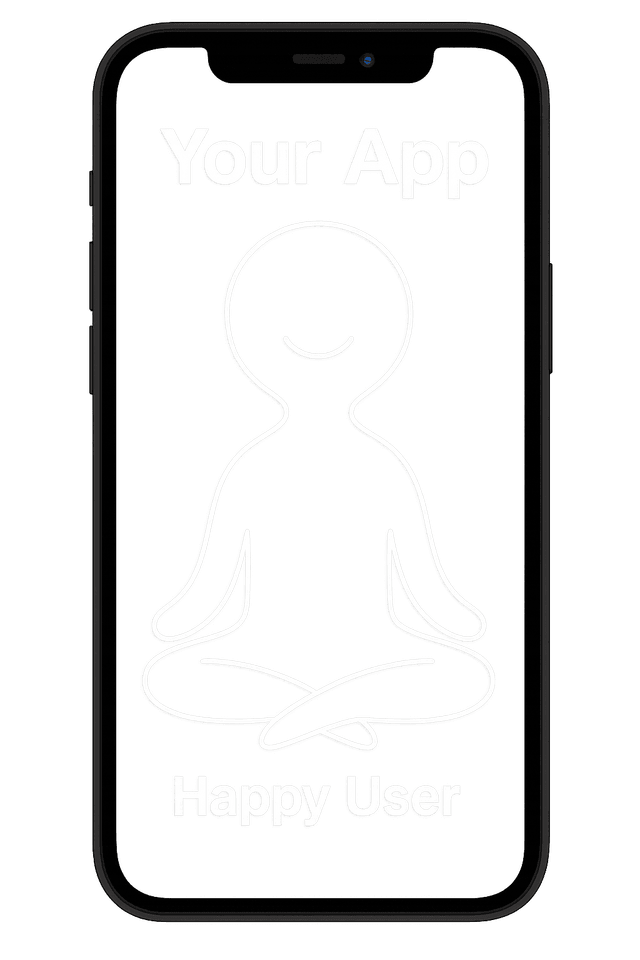 Preview of your personalized Neluma app on a phone